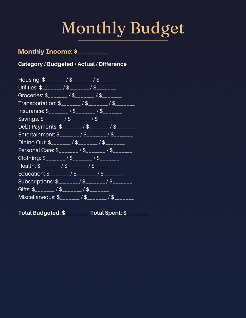Goal Planner